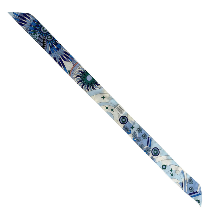 Hermès Twilly in Blue/Ivory Multi