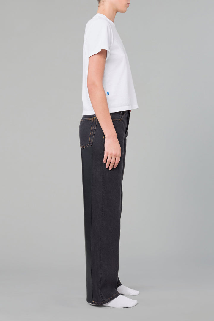 LEATHER STRIPE EVERYDAY - WASHED BLACK