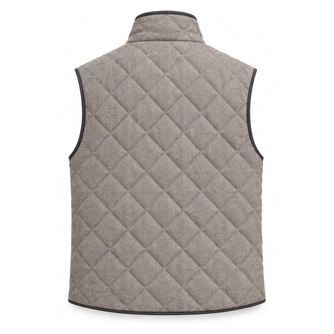 Herringbone Quilted Vest