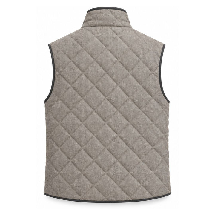 Herringbone Quilted Vest