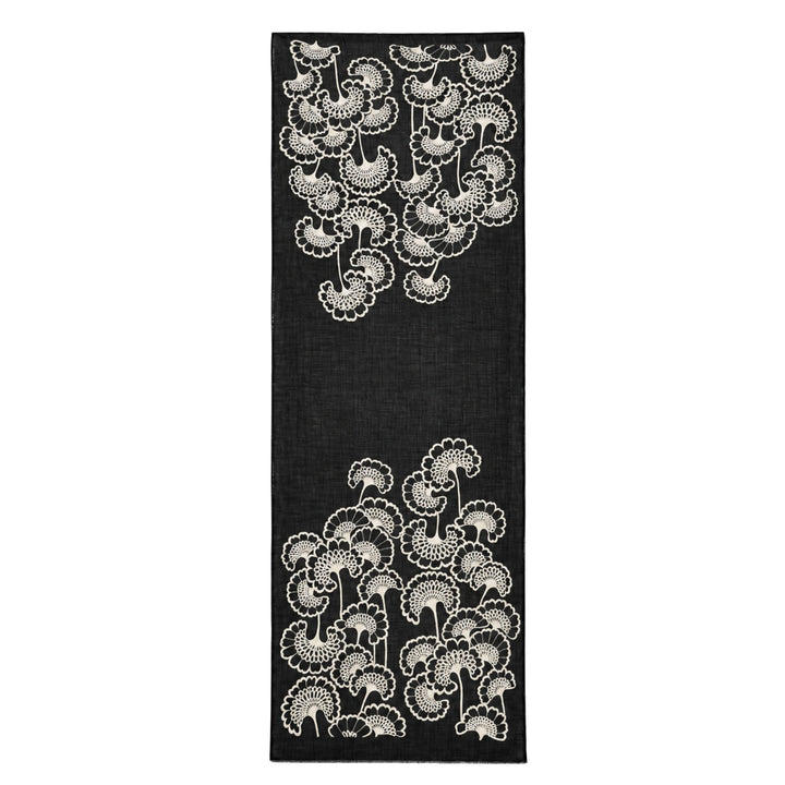 Velour Bloom Embroidered Stole