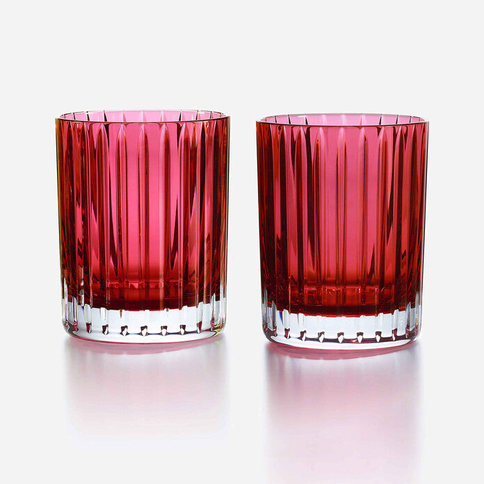 Harmonie Red Double Old Fashioned Tumblers Set of 2