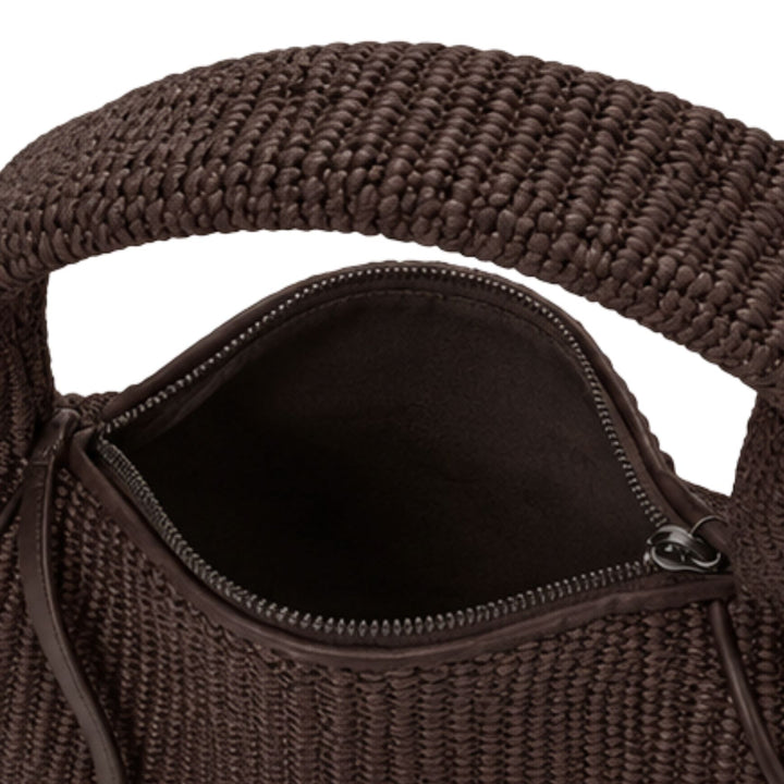 Raffia Hobo Bag
