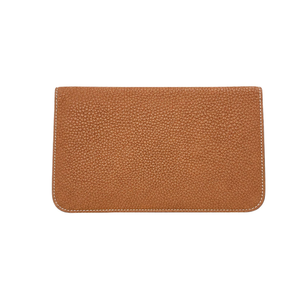 Hermès Dogon Wallet in Gold Clemence