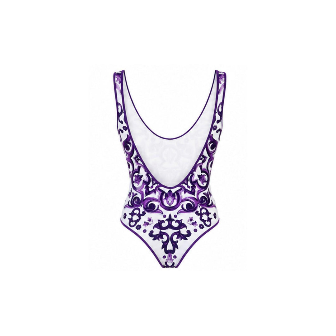 One Piece Swimsuit in Majolica Viola