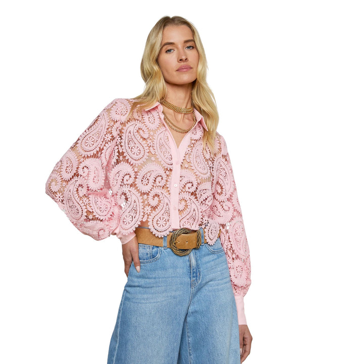 Odelia Crop Buttondown