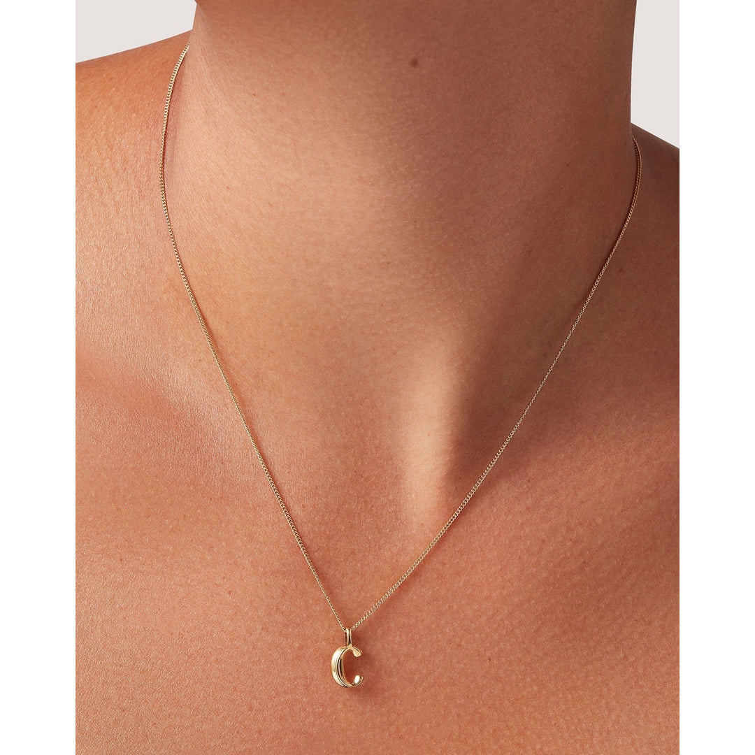 "C" Monogram Necklace