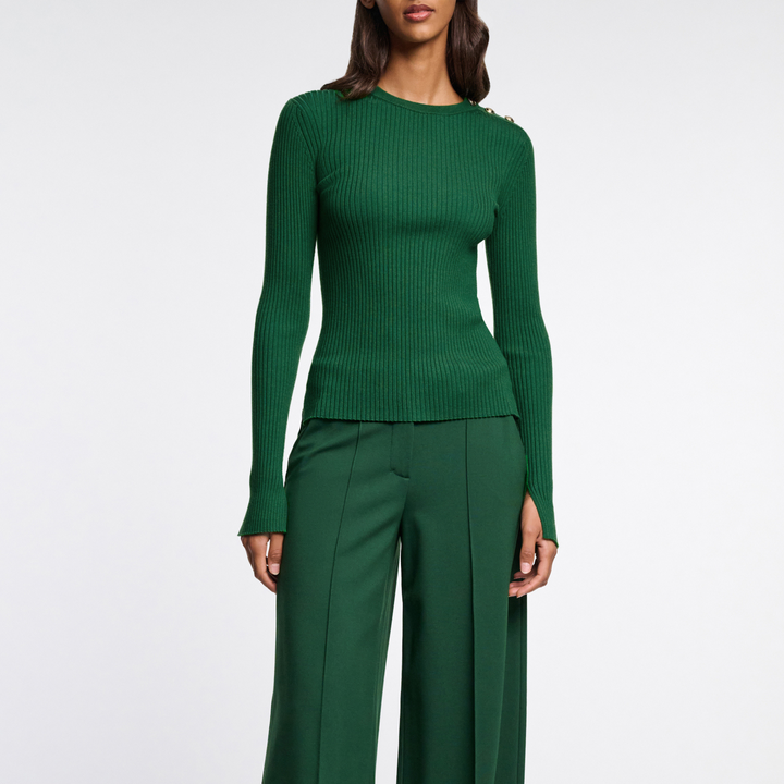 Essential Ease Pullover - Gras Green