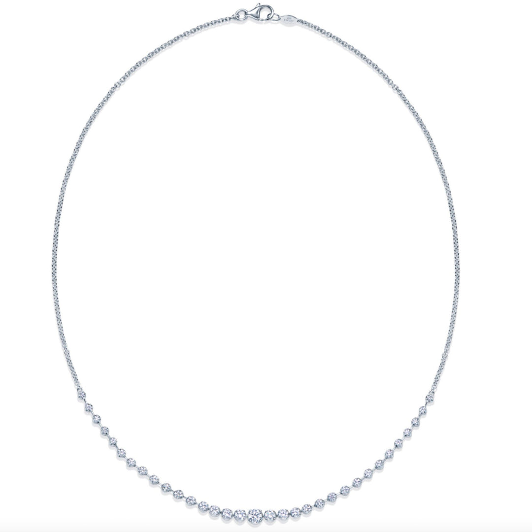 Starry Night Demi-Riviera in 18k White Gold, 1.5 Total Carat Weight