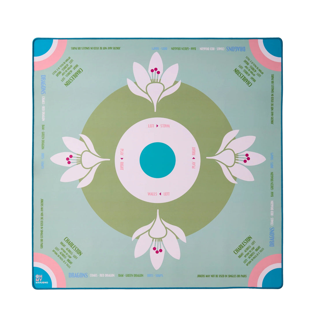 Sage Lotus Mahjong Mat