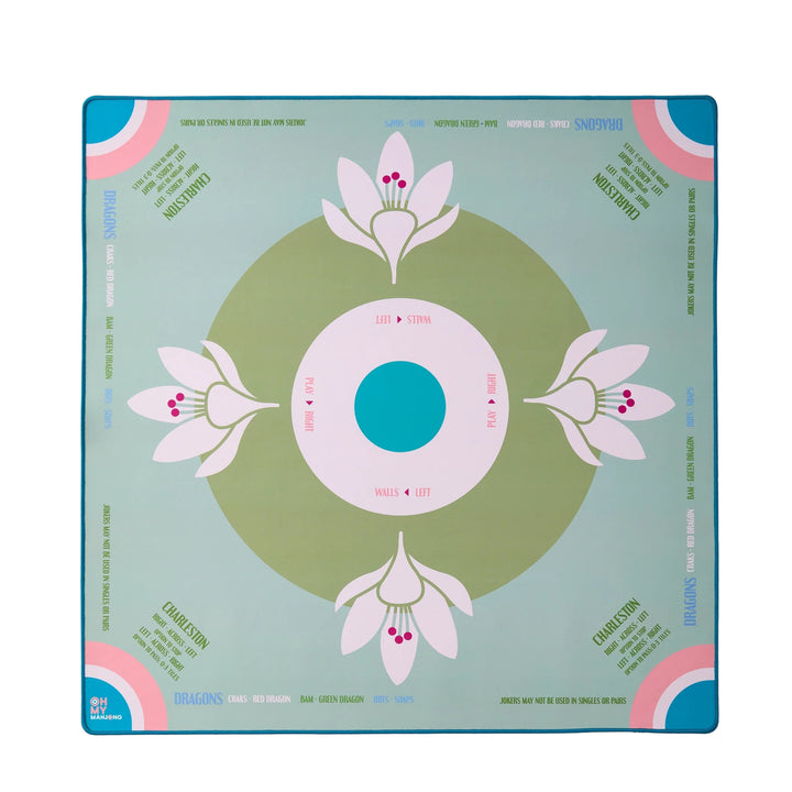 Sage Lotus Mahjong Mat