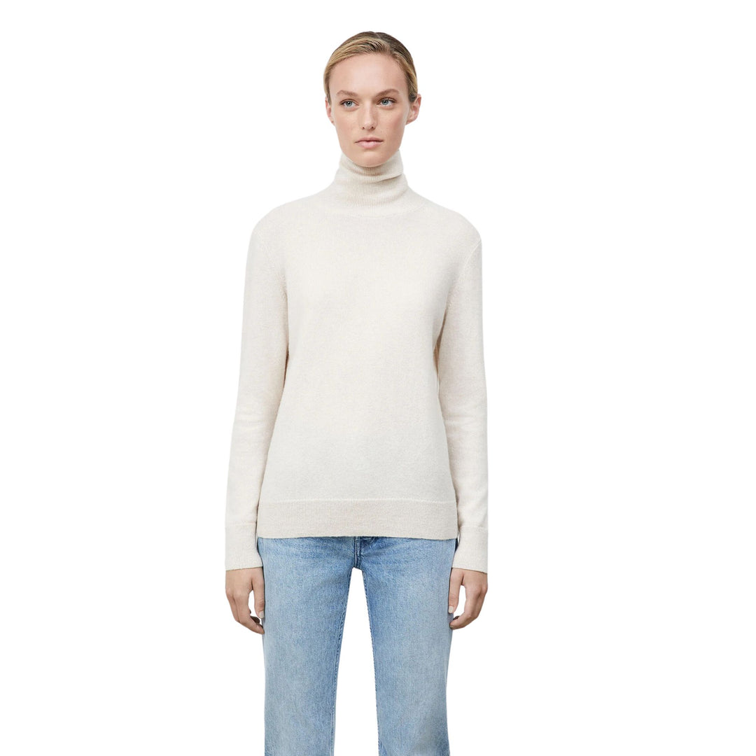 TURTLENECK SWEATER - OATMEAL MELANGE
