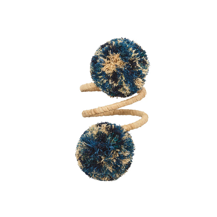 Casbah Napkin Ring - Natural/Blue