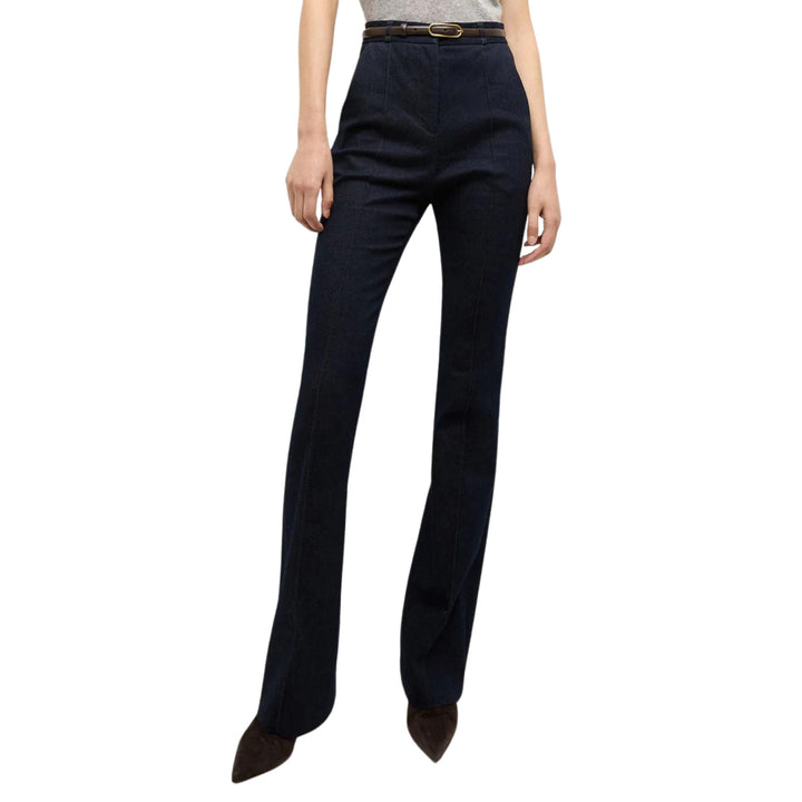Gracie Pant with Belt - Midnight Wash