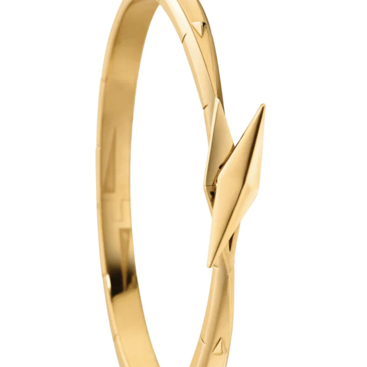 “POINTS NORTH” 18K YELLOW GOLD CUFF - SIZE M