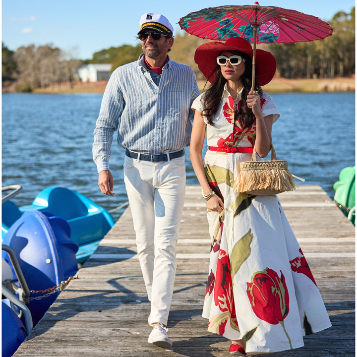 Elodie 105 Gown in Tulips