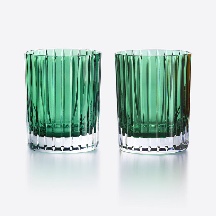 Harmonie Double Old Fashion Tumbler Set of 2 Green