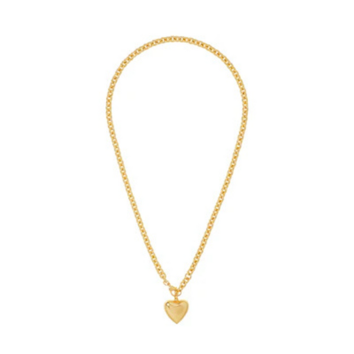 The Mini Puffy Heart Necklace