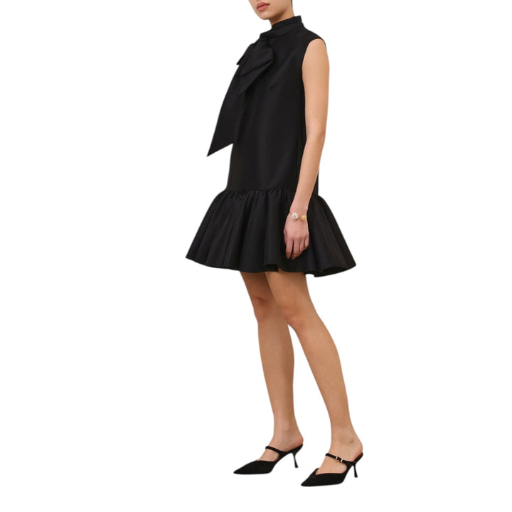 Hypnotic Bow Mini Dress in Black