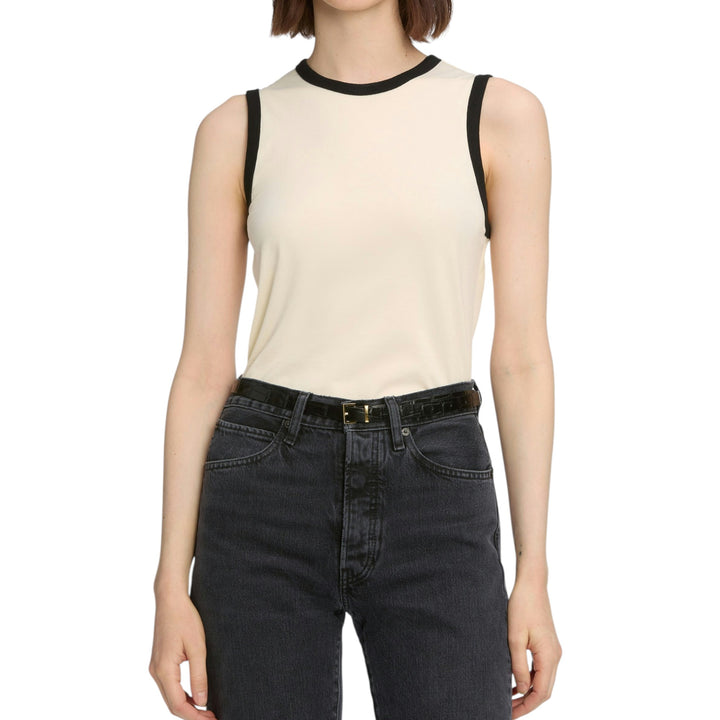 The Ringer Tank in Cream