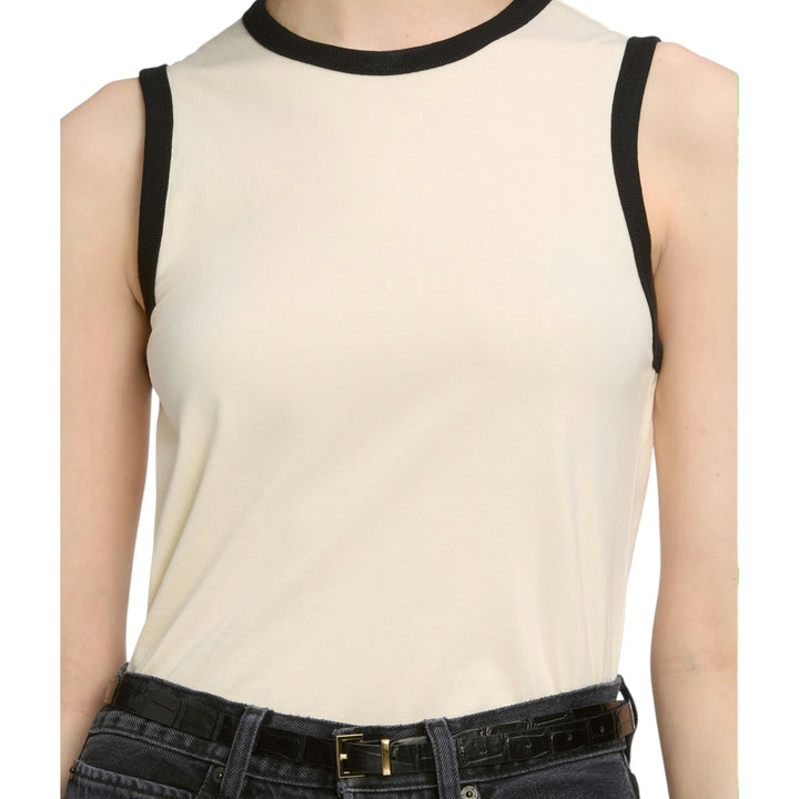The Ringer Tank in Cream