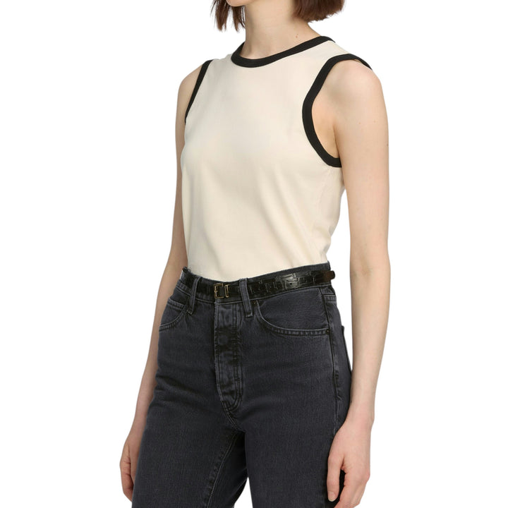 The Ringer Tank in Cream