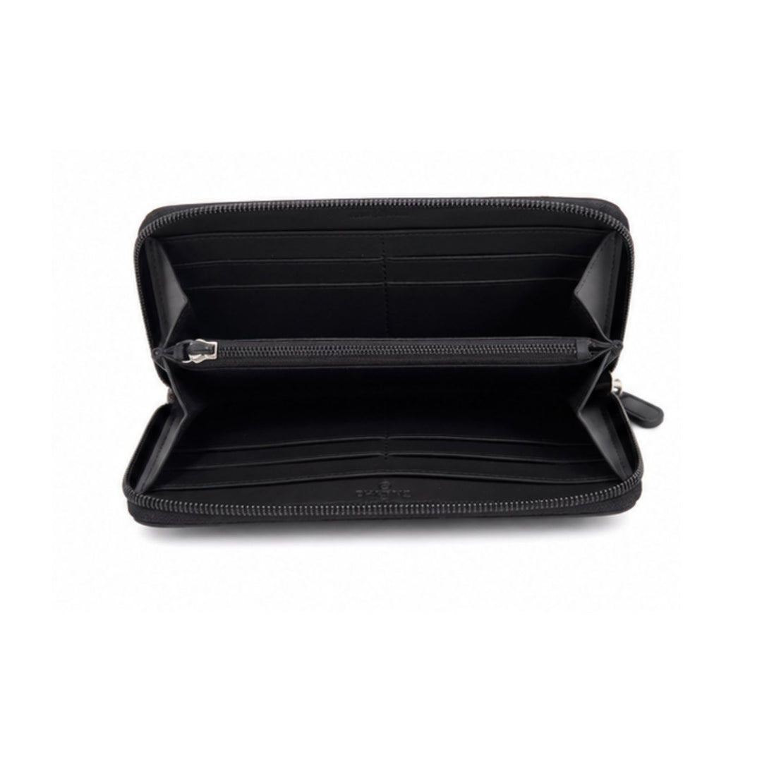Chanel Matte Black Calfskin Wallet