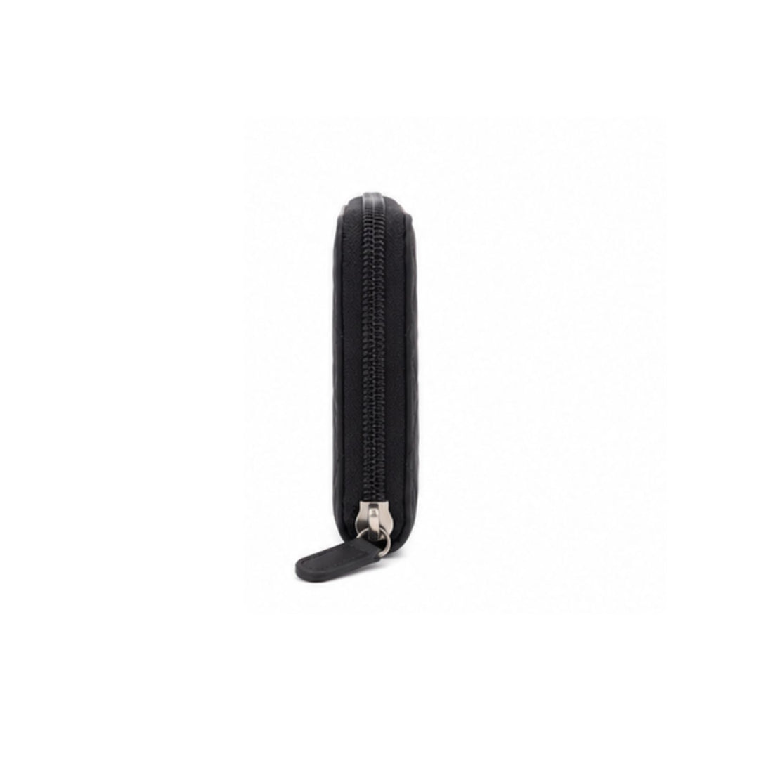 Chanel Matte Black Calfskin Wallet
