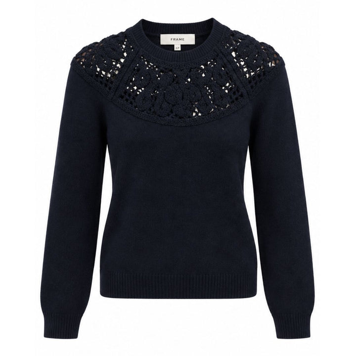 The Lace Gathered Sweater