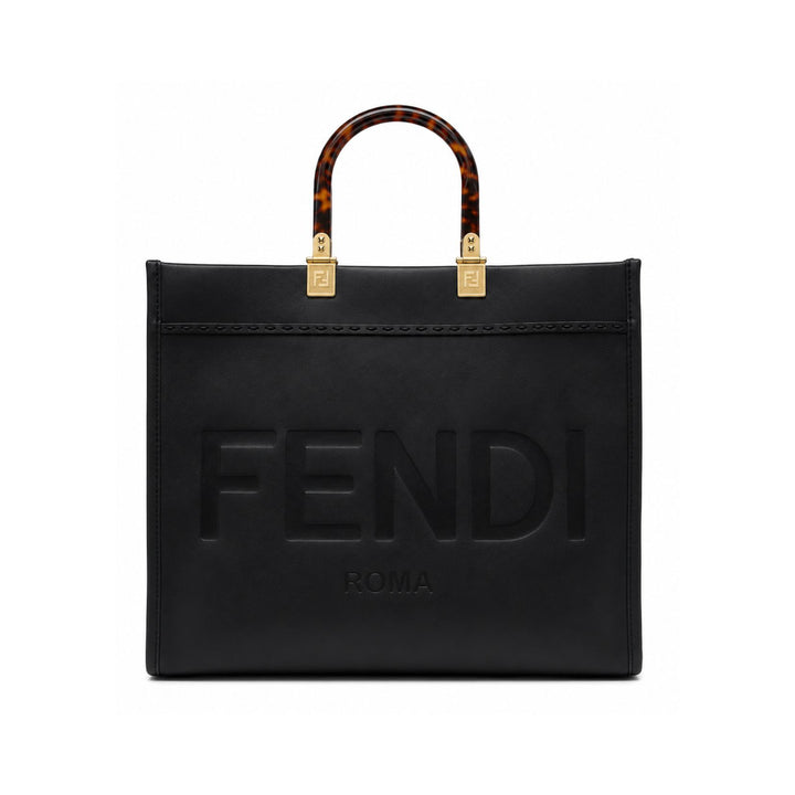 Fendi Sunshine Medium Tote Bag in Black