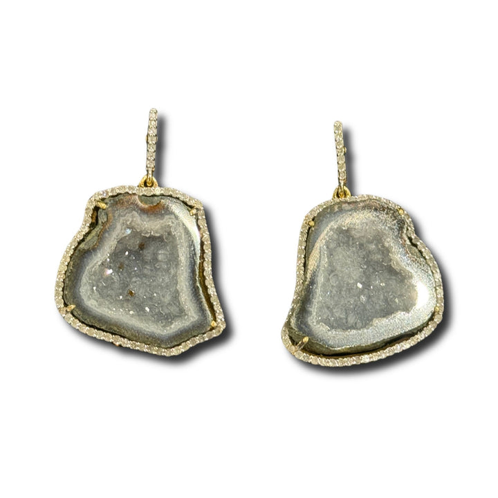 Geode Drop Earrings