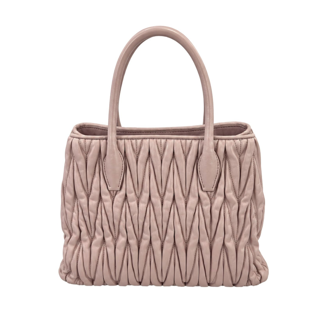 Miu Miu Matelassé Handbag in Pink