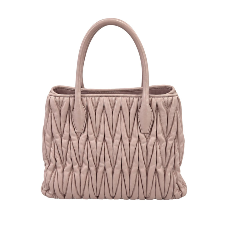 Miu Miu Matelassé Handbag in Pink
