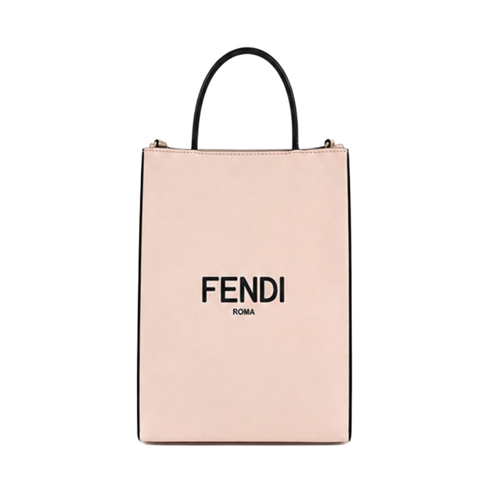 Fendi Small Shopper Tote in Pink/Black