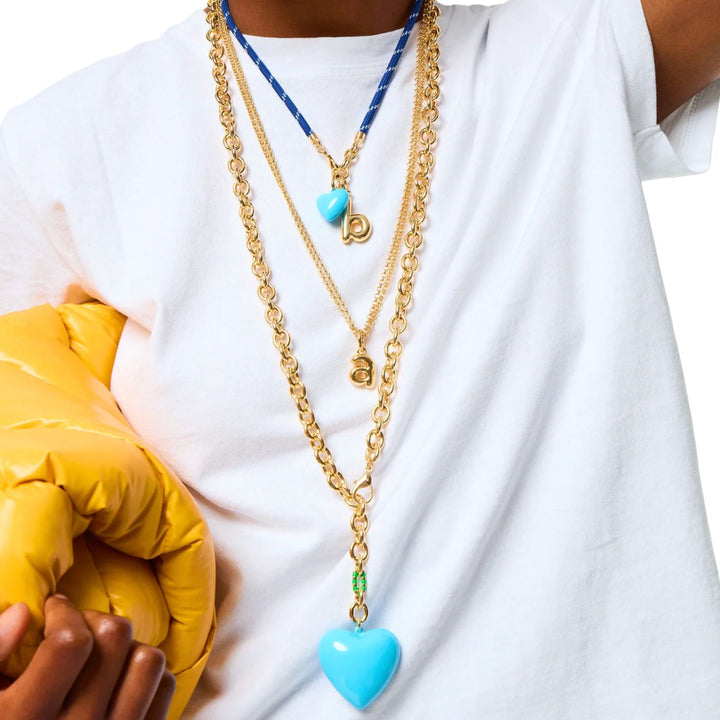The Puffy Initial Necklace