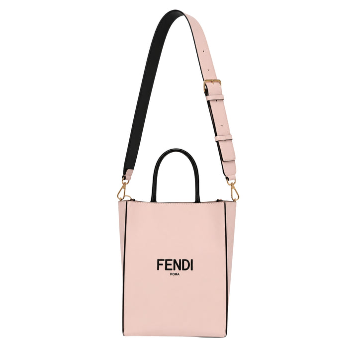Fendi Small Shopper Tote in Pink/Black