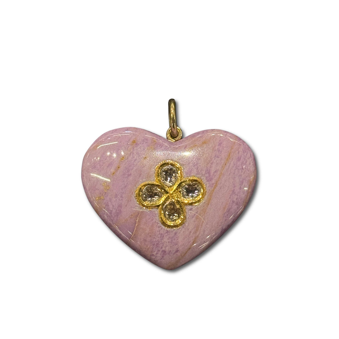 Purpurite Heart Pendant