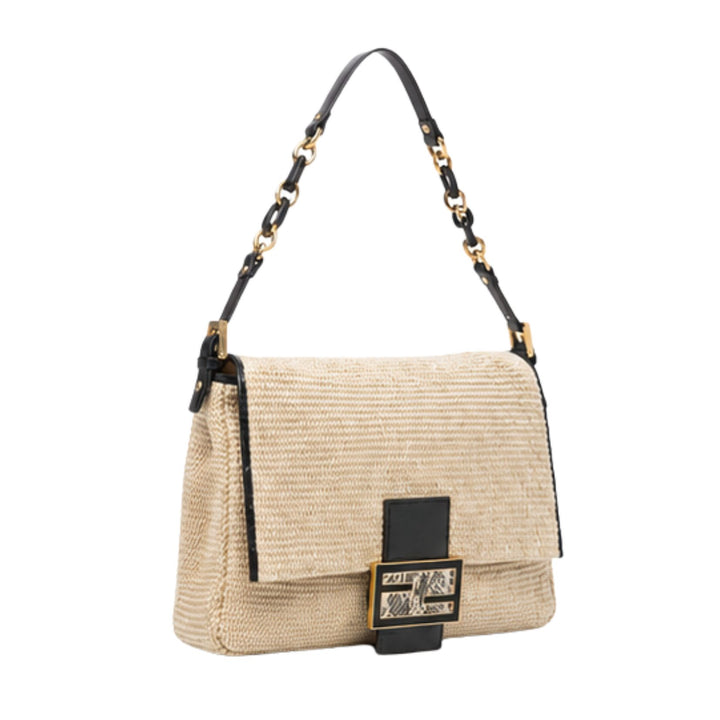 Fendi Raffia Mama Forever Shoulder Bag