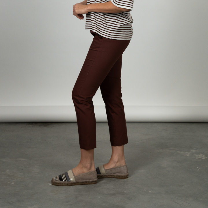 Cotton Gabardine Pull On Pant