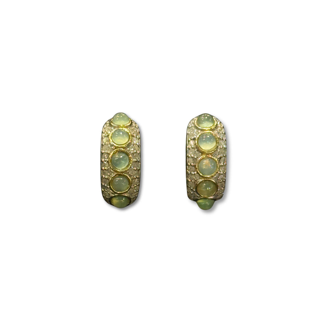 Jade Post Earrings