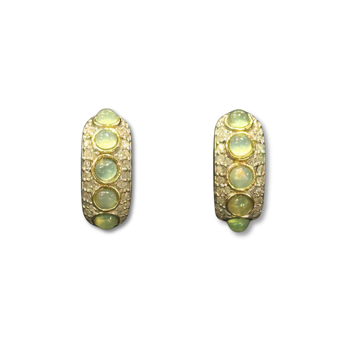 Jade Post Earrings