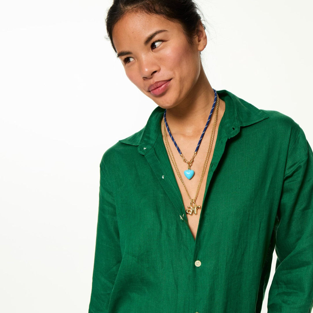 The Puffy Initial Necklace