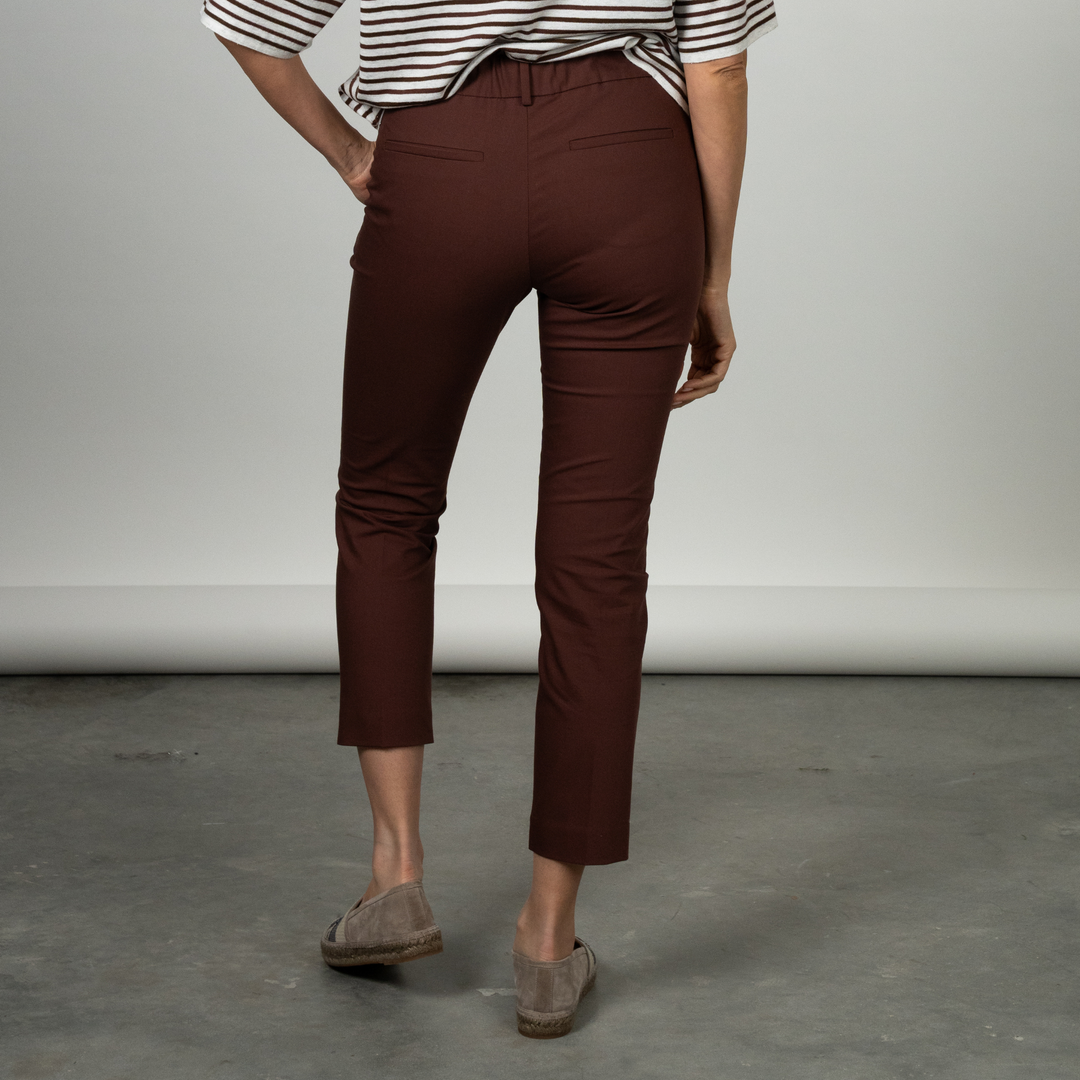 Cotton Gabardine Pull On Pant