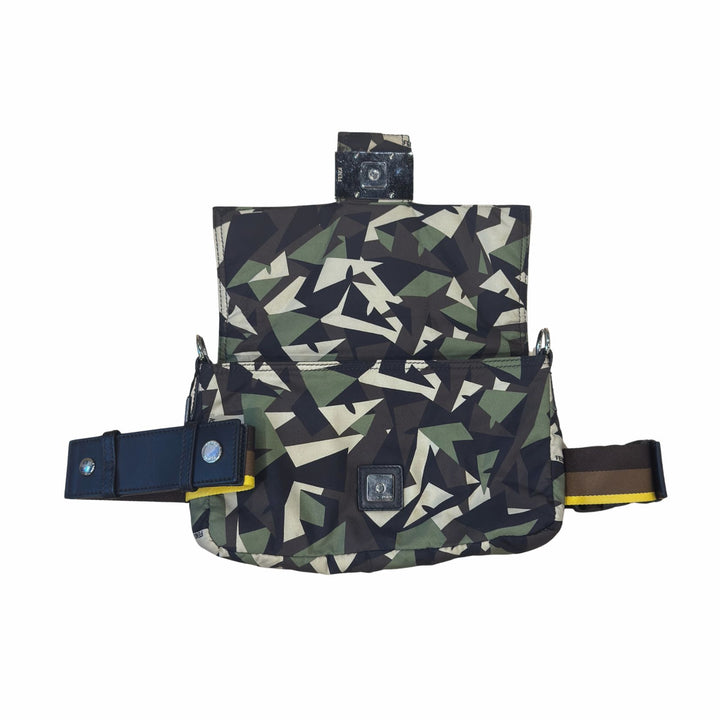 Fendi Camouflage Nylon Baguette Belt Bag/Crossbody