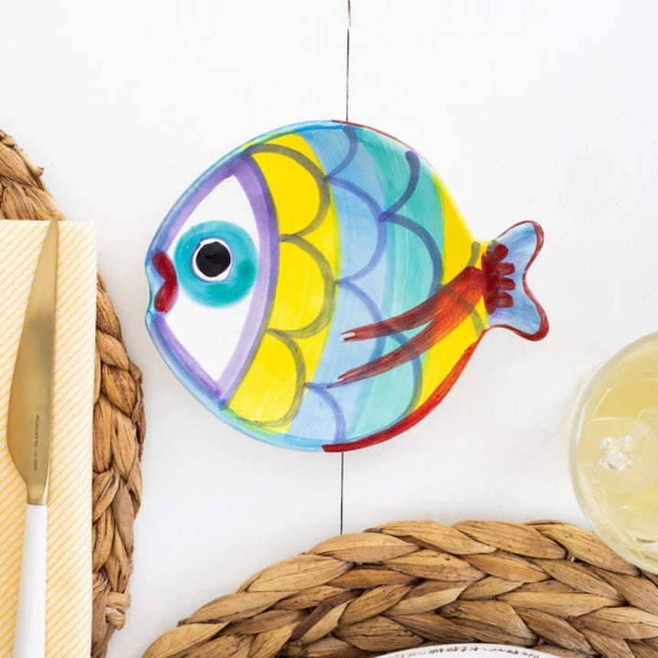 Figural Fish Canape Plate