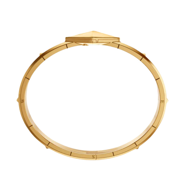 “POINTS NORTH” 18K YELLOW GOLD CUFF - SIZE M