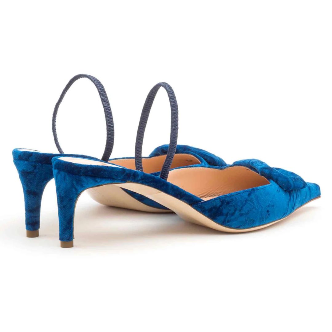 Aminta 55 Velvet Sling Back