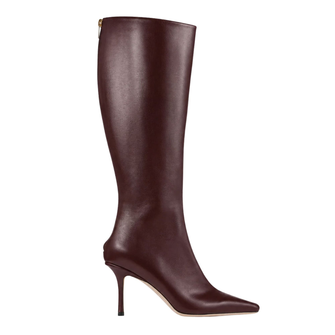 Agathe 85 Boot in Deep Merlot