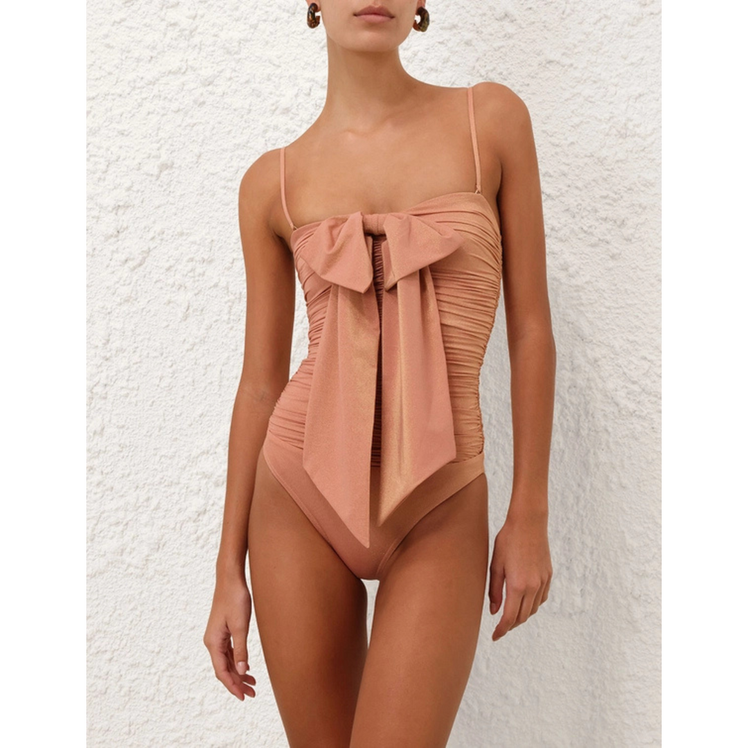 Coco Metallic Drape Bow 1PC