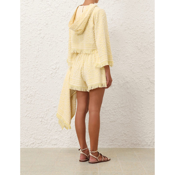 Coco Towelling Hooded Top